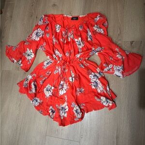 Vici floral romper size S